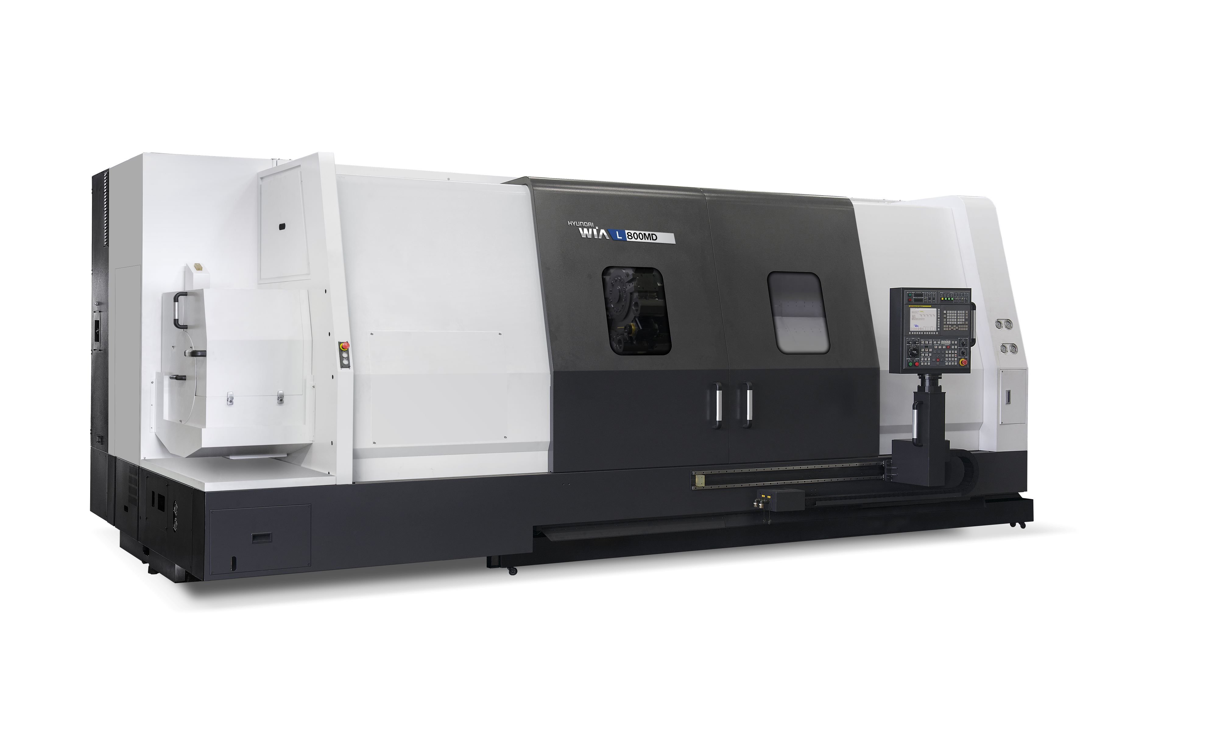 CNC sústružnícke centrum s poháňanými nástrojmi a predĺženou dĺžkou obrábania Hyundai WIA L800MD